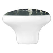 Mama and Baby Elephant in River セラミックノブ (側面)