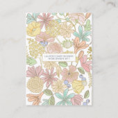 Mama Baby Showerカード用ミニアドバイス アドバイスカード (裏面)