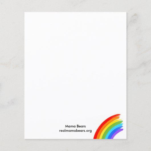 Mama Bear毛布プロジェクトメモ (裏面)