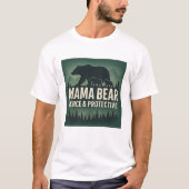 Mama Bear:激しく守る Tシャツ (正面)