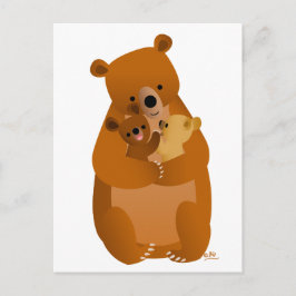 Mama Bear (背景なし) ポストカード