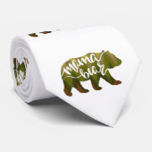 Mama bear – 背景色を選択 ネクタイ (ロール)