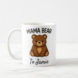 Mama Bear and Baby Bear コーヒーマグカップ