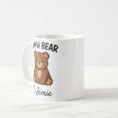 Mama Bear and Baby Bear コーヒーマグカップ (正面左)