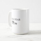 "Mama Bear" Bear and Cub Coffee Mug コーヒーマグカップ (正面左)