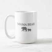 "Mama Bear" Bear and Cub Coffee Mug コーヒーマグカップ (左)