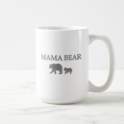 "Mama Bear" Bear and Cub Coffee Mug コーヒーマグカップ (右)