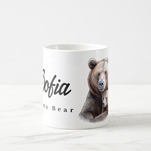 Mama Bear Custom Coffee Mug コーヒーマグカップ (中央)