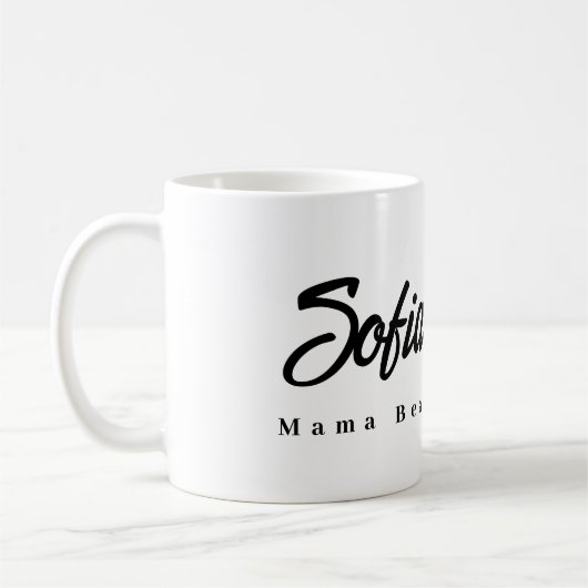 Mama Bear Custom Coffee Mug コーヒーマグカップ (左)