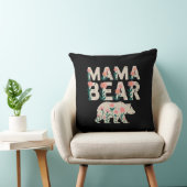 Mama Bear – Floral Strength and Love クッション (椅子)