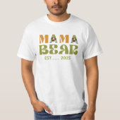Mama Bear Heartwarming Illustration Tシャツ (正面)