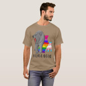 Mama Bear Lgbt Gayrans Pride Support Lgbtq Parade Tシャツ (正面フル)