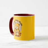 Mama Bear Mode – Cute Mother Bear Illustration マグカップ (正面左)