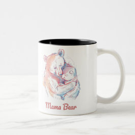 Mama Bear Mothers Day ツートーンマグカップ