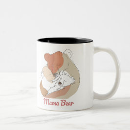 Mama Bear Mothers Day ツートーンマグカップ