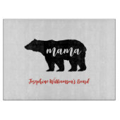 Mama Bear personalize with Name カッティングボード (正面)