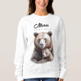 Mama Bear Personalized  スウェットシャツ