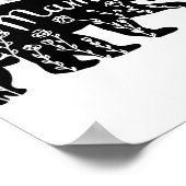 Mama Bear Png JPG Pdfファイル、MamaベビーBear ポスター (角)