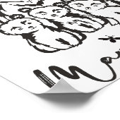 Mama Bear Png JPG Pdfファイル、MamaベビーBear ポスター (角)