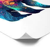 Mama Bear Png JPG Pdfファイル、MamaベビーBear ポスター (角)