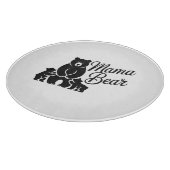 Mama Bear with Cubs Cute Family Bear カッティングボード (角)