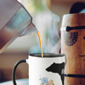 Mama Bear with Flowers and Name マグカップ