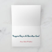 Mama BearColorful Happy Mother's Day Greeting Card カード (内部)
