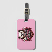 Mama Bears Bowling Team Logo ラゲッジタグ (正面縦)