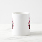 Mama Bears Women’s Bowling Team Logo コーヒーマグカップ (中央)
