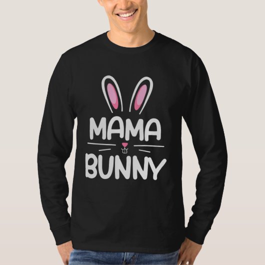 Mama Bunny Family Matching Outfits Mother s Day Pa Tシャツ (正面)