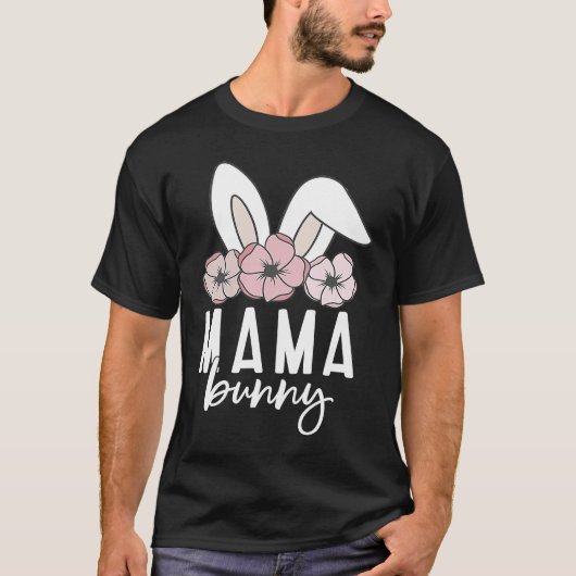 Mama Bunny  Mimi Bunny Cute Matching Mom & Daughte Tシャツ (正面)