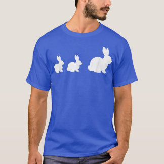 Mama Bunny Rabbit With 2 Precious Little Baby Bunn Tシャツ