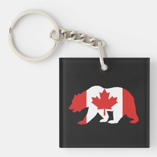 MAMA CANADA Tシャツボタン キーホルダー (正面)