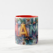 Mama Christmas Mug ツートーンマグカップ (中央)