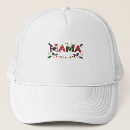 Mama Claus Christmas – Cute Festive Holiday Typogr キャップ