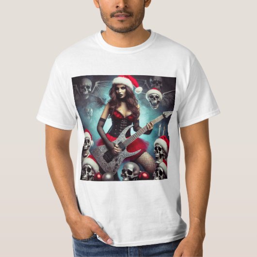 Mamá Claus Metalera: La Navidad Rockera Tシャツ (正面)