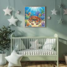 Mama Crab and Babies Nursery