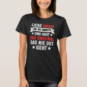 Mama Du Hast Bereits Uns Tシャツ (正面)