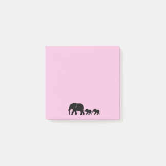 Mama Elephant with Babies Post it Notes ポストイット