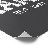 Mama Est 1927 Mom D Mothers Day Ized  ポスター (角)