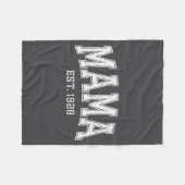 Mama Est 1928 Mom D Mothers Day Ized  フリースブランケット (正面(横))