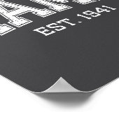 Mama Est 1941 Mom D Mothers Day Ized  ポスター (角)