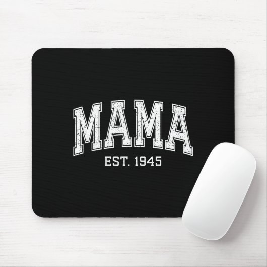 Mama Est 1945 Mom D Mothers Day Ized  マウスパッド (マウス)