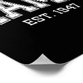 Mama Est 1947 Mom D Mothers Day Ized ポスター (角)