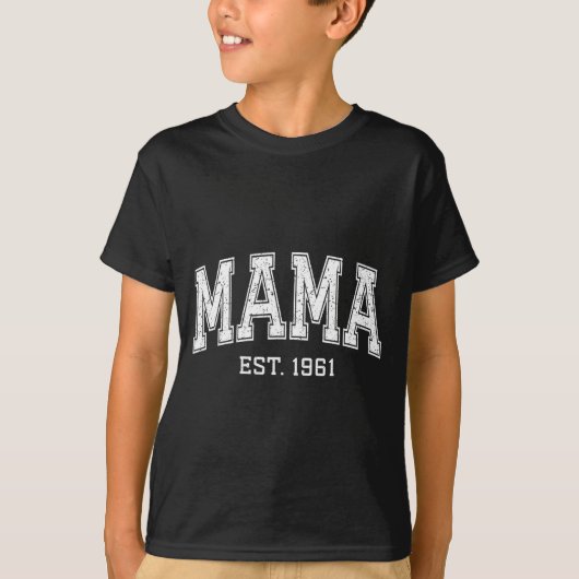 Mama Est 1961 Mom D Mothers Day Ized  Tシャツ (正面)