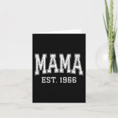 Mama Est 1966 Mom D Mothers Day Ized  カード (正面)