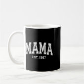 Mama Est 1967 Mom D Mothers Day Ized  コーヒーマグカップ (左)