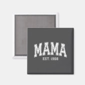 Mama Est 1968 Mom D Mothers Day Ized  マグネット (正面/裏面)
