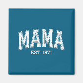 Mama Est 1971 Mom D Mothers Day Ized  マグネット (正面)