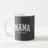 Mama Est 1976 Mom D Mothers Day Ized  コーヒーマグカップ (左)